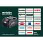 Preview: Metabo BS 18 L SET, Mob i l e  Werkstatt, 2 x 2,0 Li-Power Akkus, Schnellladegerät, mit viel Zubehör, 74 teilig!